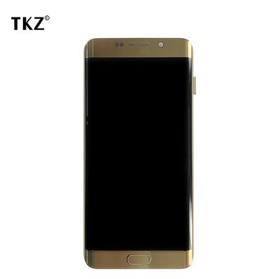 El teléfono móvil completo Lcd defiende la exhibición de Oled para el borde de SAM S6 más la pantalla táctil original del reemplazo G928
