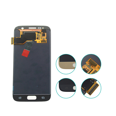 El teléfono móvil completo Lcd defiende la exhibición de Oled para el borde de SAM S6 más la pantalla táctil original del reemplazo G928